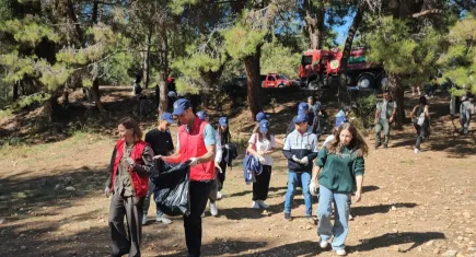 Mersin'de orman temizliği