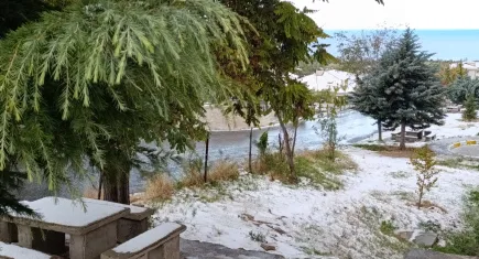 Van beyaza boyandı