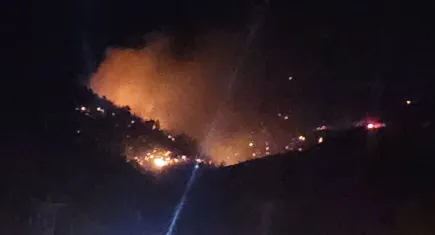 Kahramanmaraş’ta ormanlık arazide yangın
