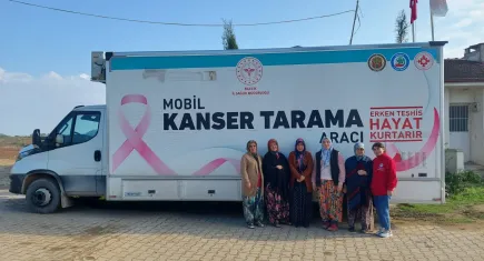 Mobil kanser tarama aracıyla binlerce hayat kurtarılıyor