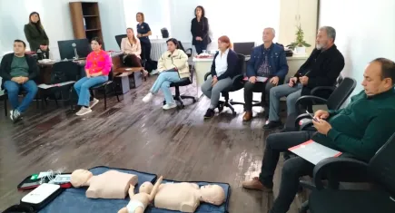 Muğla'da basın mensuplarına ilk yardım eğitimi