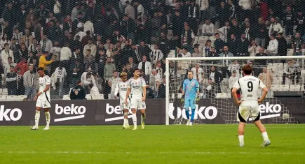 Beşiktaş evinde ilk yenilgisini aldı