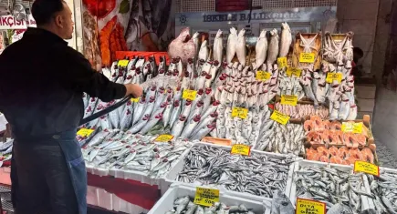 Balık tezgahlarında palamutun yerini hamsi ve çinekop aldı