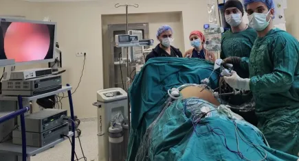 Bayburt’ta ilk kez kapalı yöntemle böbrek alma operasyonu gerçekleştirildi