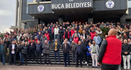Buca Belediyesi’nde grev 2’nci gününde devam ediyor