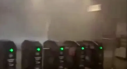 Yenikapı metro istasyonunda yangın paniği