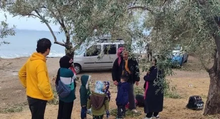 Çanakkale'de 16 kaçak göçmen yakalandı