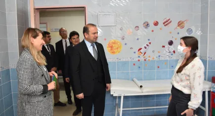 İl Sağlık Müdürü Şenkul'dan Buharkent Devlet Hastanesi'ne denetim