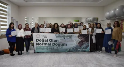 Normal doğum eylem planı eğitimi düzenlendi