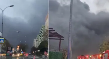 Beylikdüzü’nde fabrika yangını: Alevler 5 saattir kontrol altına alınamıyor