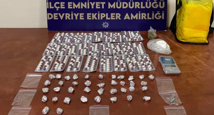 İzmir haber: Polisi görünce panik yaptı! Çöpe de atsa gizleyemedi