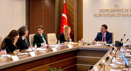Bakan Kurum, Avrupa İmar ve Kalkınma Bankası Başkanı’nı kabul etti