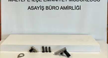 Maltepe'de silahla tehdit eden şahıs yakalandı