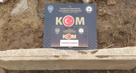 Ödemiş'te kaçak kazıya 3 gözaltı
