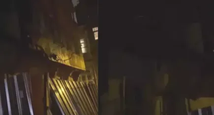 Fatih'te korkutan gece: Metruk bina çöktü... Çevresindeki binalar boşaltıldı
