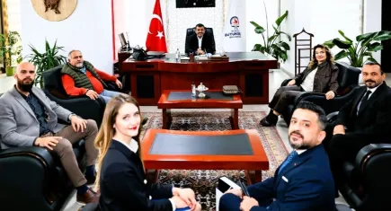 Denizli’de Başkan Çavuşoğlu’na ziyaret