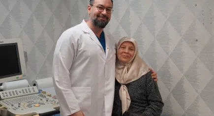 Stent tedavisiyle, 72 yaşındaki hasta artık daha sağlıklı