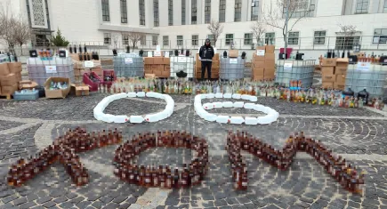 Ankara’da yılbaşı öncesi sahte alkol alarmı 27 bin 300 litre etil alkol ele geçirildi