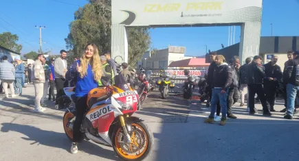 Şampiyon motorcular imkansızlıklara rağmen yetişti