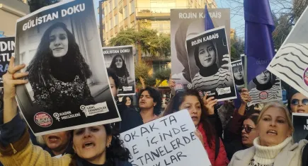 İzmir’deki kadın örgütleri Rojin ve Gülistan için tek ses oldu