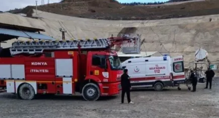 Tünel inşaatında feci kaza: Devrilen vagonun altına can verdi