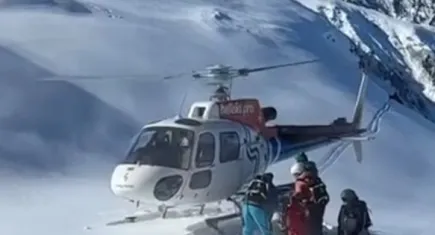 Kaçkar Dağları'nda "heliski" etkinliği