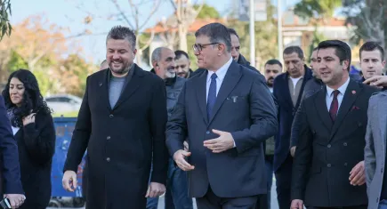 Cemil Tugay, Görkem Duman ile Buca’daki projeleri yerinde inceledi