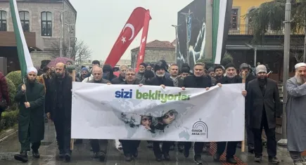 Filistin'e destek yürüyüşü