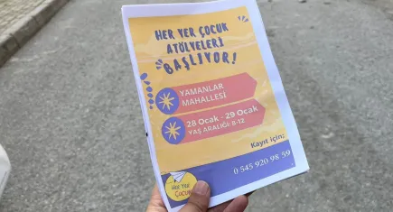 Her Yer Çocuk Atölyeleri başlıyor