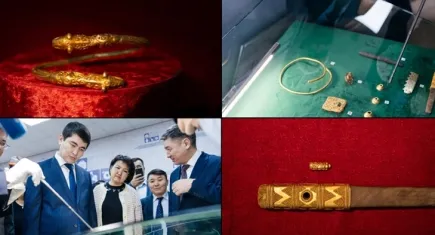 Kazakistan’da Sarmatlar dönemine ait mezar kazılarında tarihi eserler bulundu
