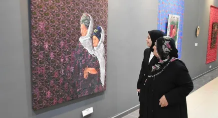 'Yankı ve Yansı Arasında Anadolu Kadınları' sergisi Malatya'da sanatseverlerle buluştu