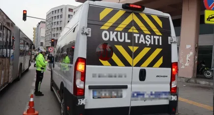 İzmir'de okul servislerine denetim