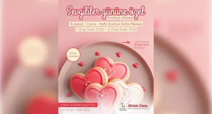 Bayraklı’da kurabiyeler sevgi ile pişecek
