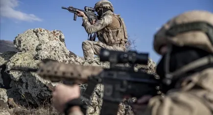 Irak ve Suriye'nin kuzeyinde 7 terörist etkisiz hale getirildi