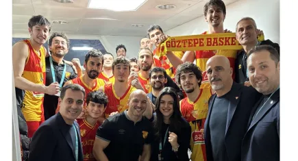 Göztepe basketbolda galip
