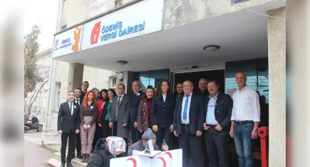 Ödemiş Vergi Dairesi personeli kan bağışı yaptı