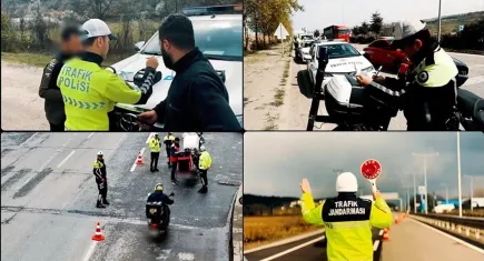 Motosiklet denetimlerinde artış: 326 bin 472 işlem yapıldı