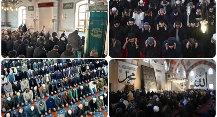 Ramazan ayının ilk cuma namazında vatandaşlar camilere akın etti!
