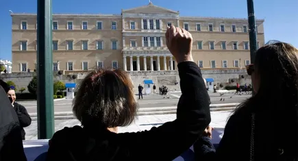 Yunanistan'da basın mensupları greve gitti