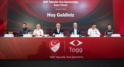 TFF ile TOGG sponsorluk anlaşması: Milli takımlar ana sponsoru TOGG oldu
