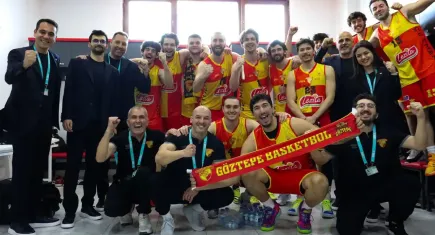 Göztepe basketbolda galip 