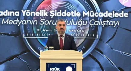 RTÜK Başkanı Şahin: Kadına yönelik şiddet RTÜK için kırmızı çizgi
