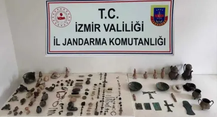 İzmir'de tarihi eser kaçakçılığı operasyonu