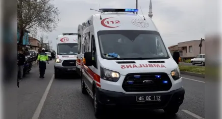 Manisa’da kaza: Motosiklet sürücüsü hayatını kaybetti