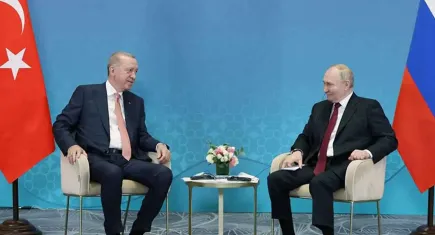 Cumhurbaşkanı Erdoğan ve Putin görüştü