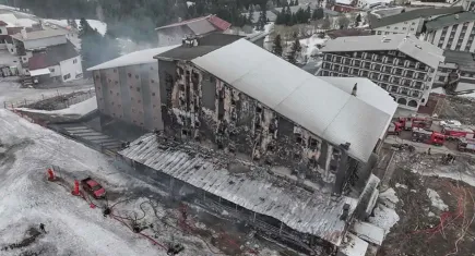 Uludağ'da çıkan otel yangınına ilişkin gözaltı sayısı 5'e ulaştı