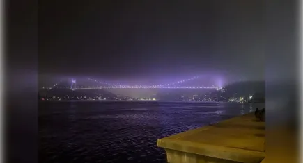 Sis nedeniyle gemi trafiği durdu