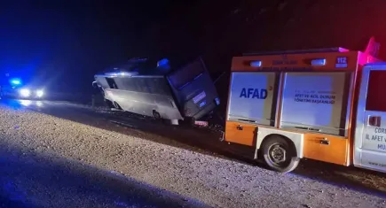 Çorum'da kaza: Çok sayıda yaralı var
