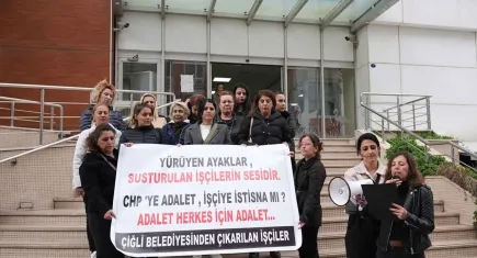 İzmir'de işten çıkarılan belediye işçileri 1 Mayıs'ta CHP Genel Merkezi'ne yürüyecek