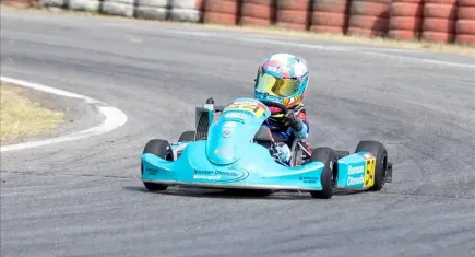 Zayn Sofuoğlu, karting yarışlarında podyuma çıktı